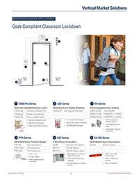 Code Compliant Classroom Lockdown