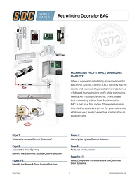 Retrofitting Doors for EAC white paper cover