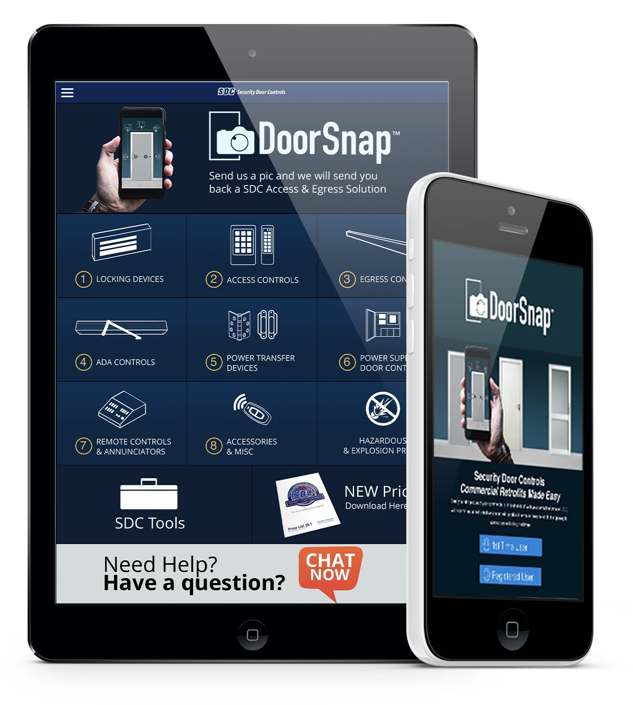 DoorSnap on iPad