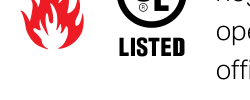 UL 10C fire rating mark