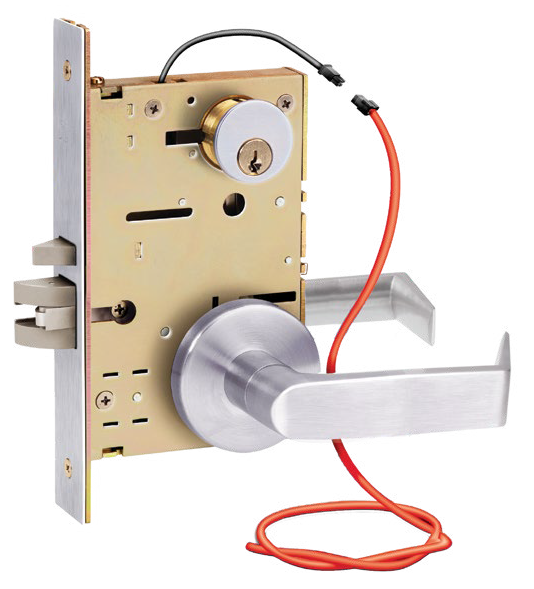 SDC Selectric 7800 Series solenoid controlled mortise lock