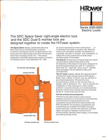 First HiTower product brochure, mid-1970s, page two