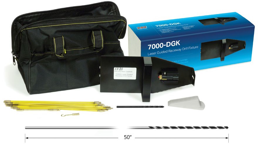 SDC 7000-DKG laser guided wire raceway drill fixture kit