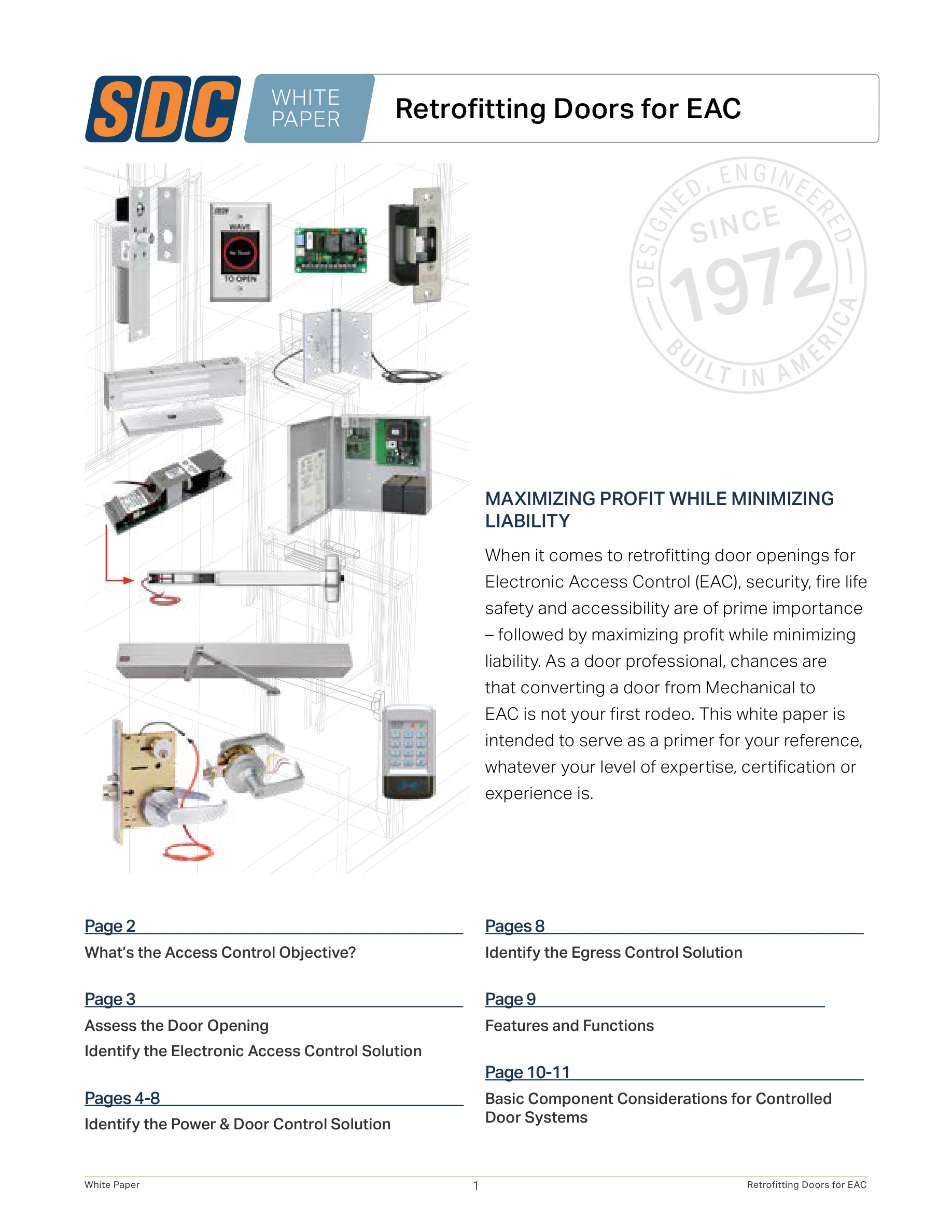 Retrofitting Doors for EAC white paper, page 1