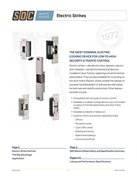 Electric Strikes white paper cover